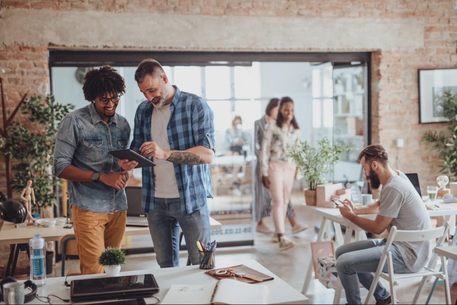 Instructor providing detailed guidance during a focused study session